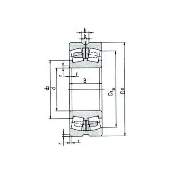 Spherical roller bearing for vibratory applications